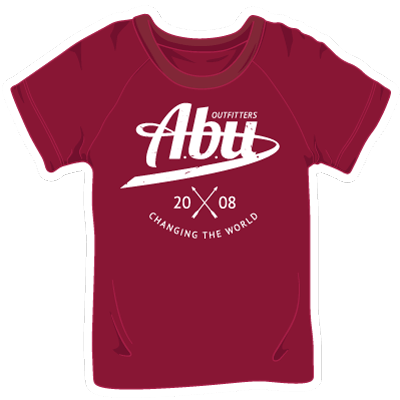 ABU Changing The World T-Shirt Maroon